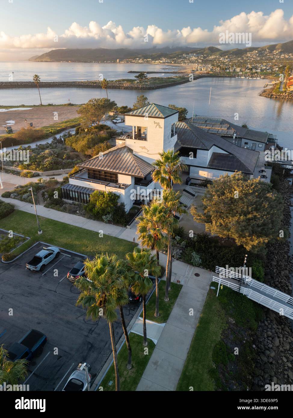 Hauptsitz und Besucherzentrum des Channel Islands National Park in Ventura Harbor, Kalifornien Stockfoto