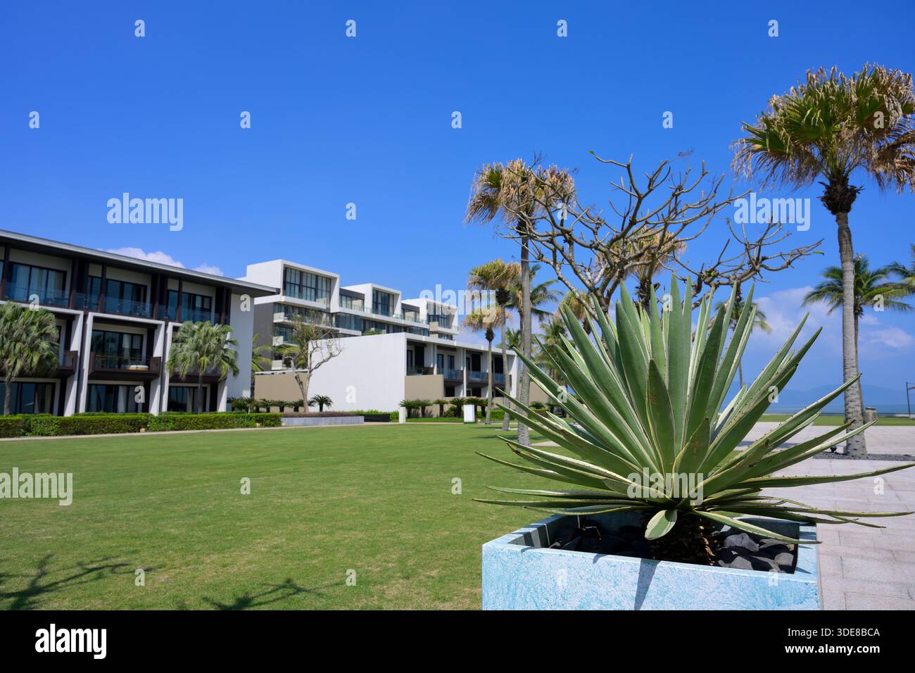 Das wunderbare Hyatt Regency Resort and Spa (Travel + Leisure World's Best Awards 2025, Top 100 Best Hotels) in Zentral-Vietnam, Danang VN Stockfoto