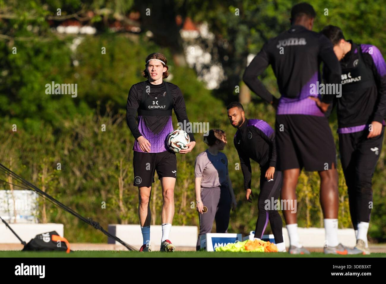 Jerez De La Frontera, Spanien. Januar 2026. Lucas Hey von Anderlecht wurde am Dienstag, den 6. Januar 2026, im Wintertrainingslager des belgischen Fußballteams RSC Anderlecht in Jerez de la Frontera, Spanien, gezeigt. BELGA FOTO JOMA GARCIA i GISBERT Credit: Belga Nachrichtenagentur/Alamy Live News Stockfoto
