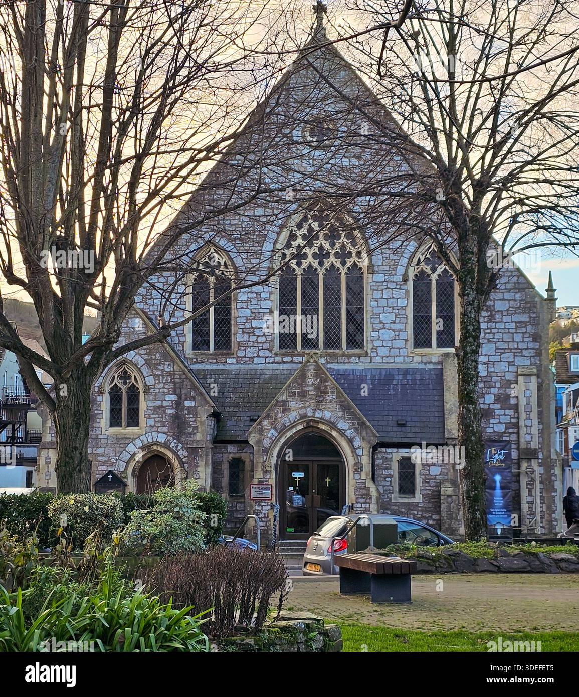 Flavel Church, Dartmouth, Devon - Smartphone-aufgenommenes Stockfoto