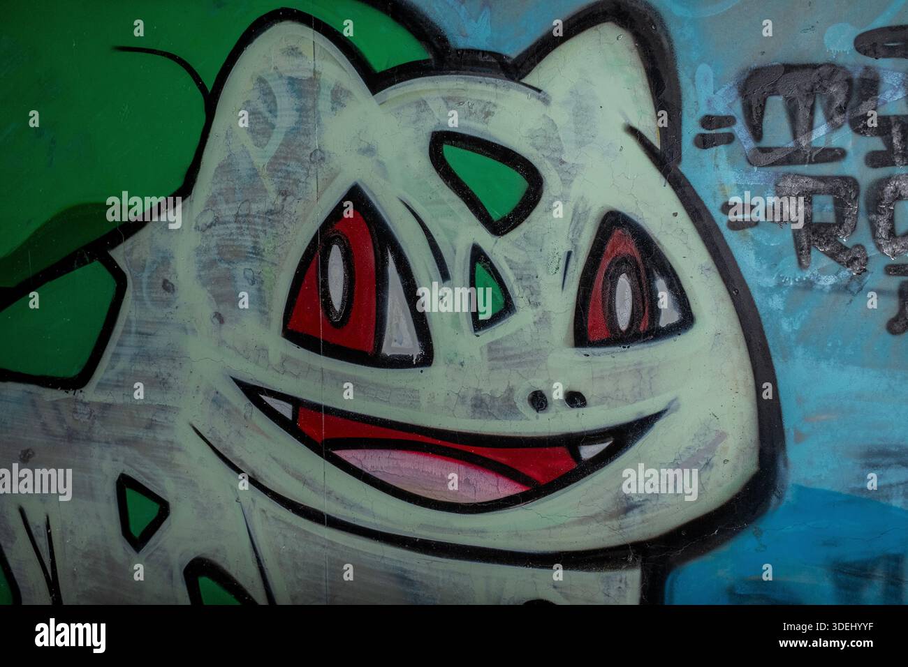 Graffiti in & im ' Hell's Gate Tunnel' Albuquerque, New Mexico Stockfoto