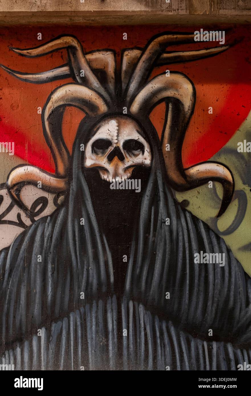 Graffiti in & im ' Hell's Gate Tunnel' Albuquerque, New Mexico Stockfoto