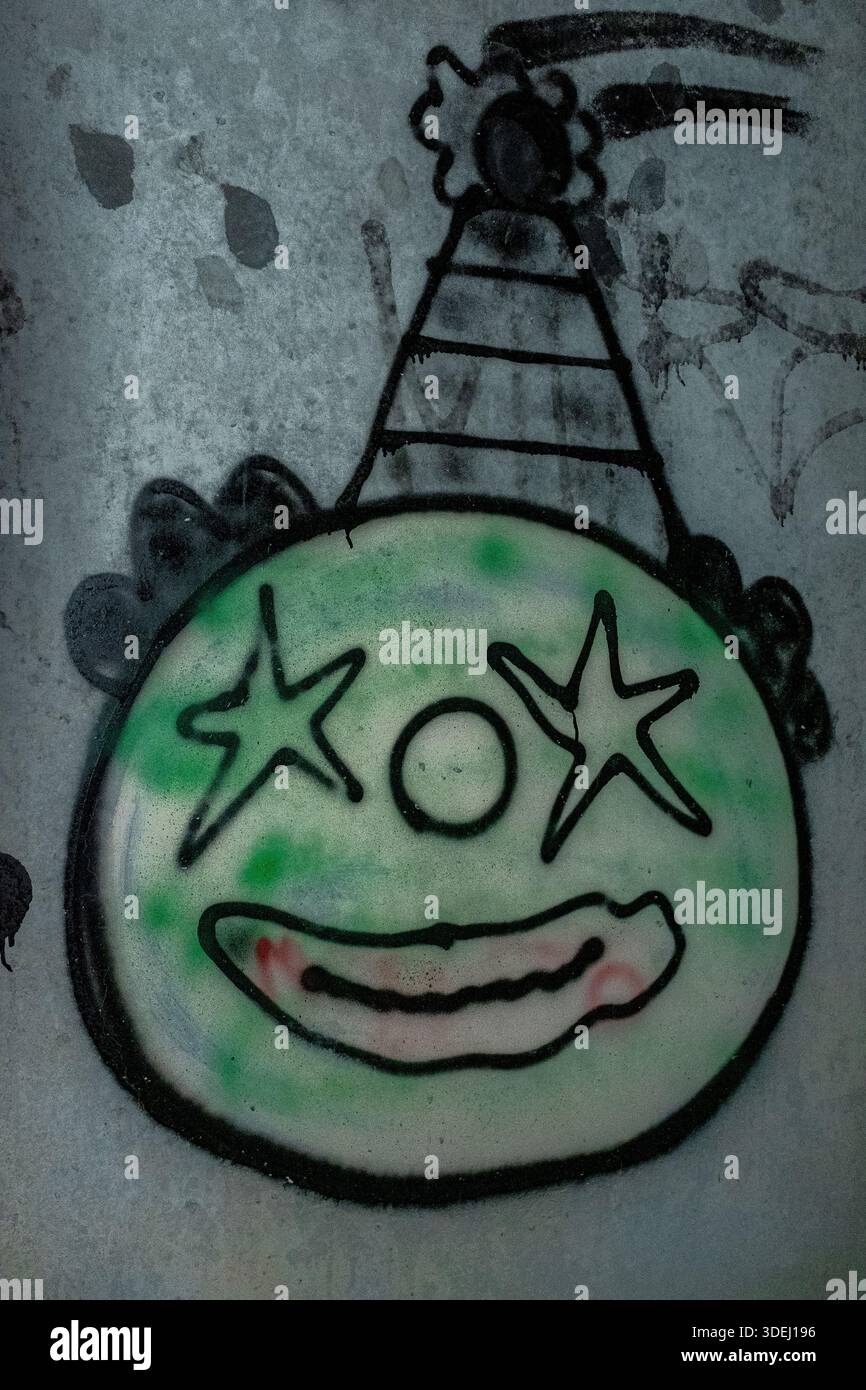 Graffiti in & im ' Hell's Gate Tunnel' Albuquerque, New Mexico Stockfoto