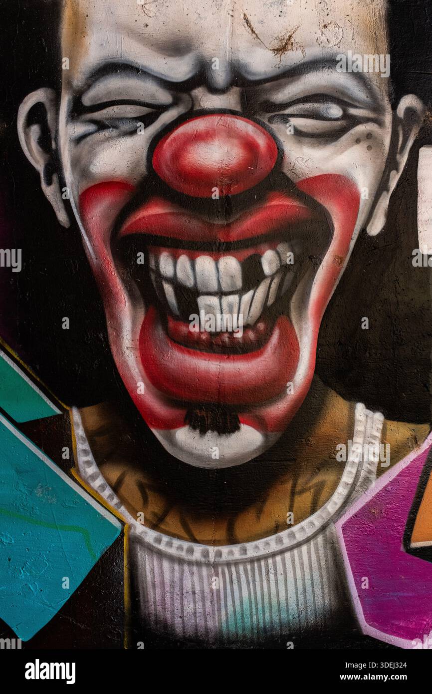 Graffiti in & im ' Hell's Gate Tunnel' Albuquerque, New Mexico Stockfoto