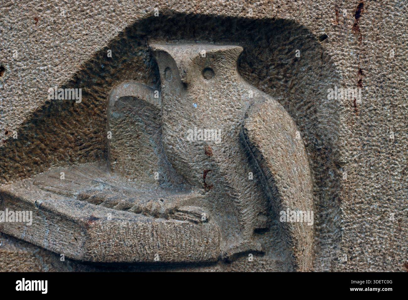 Detail einer Skulptur in Prag, Tschechische Republik Stockfoto