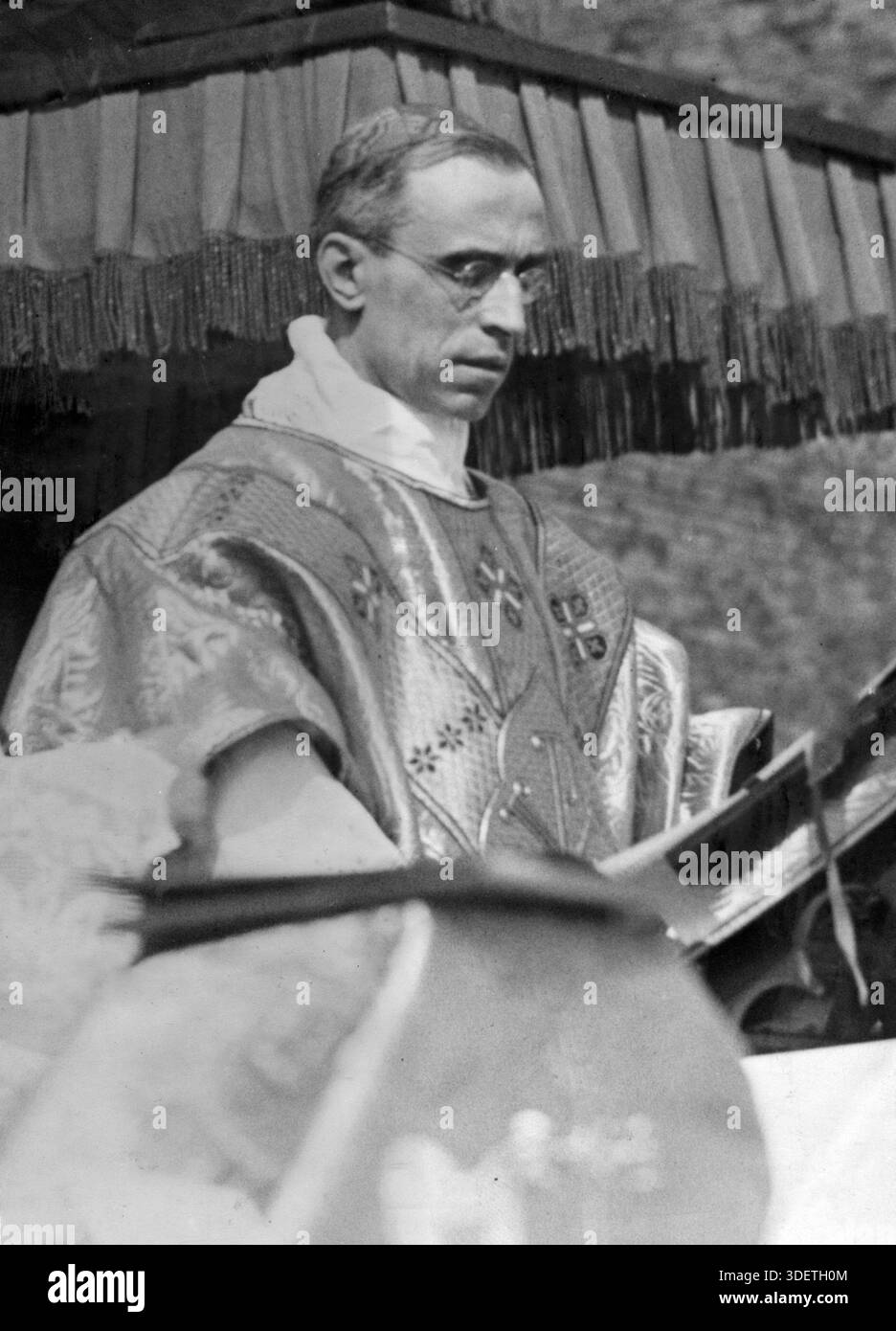 Eugenio Maria Giuseppe Giovanni Pacelli als Nuntus in Deutschland. [Automatisierte Übersetzung] Stockfoto