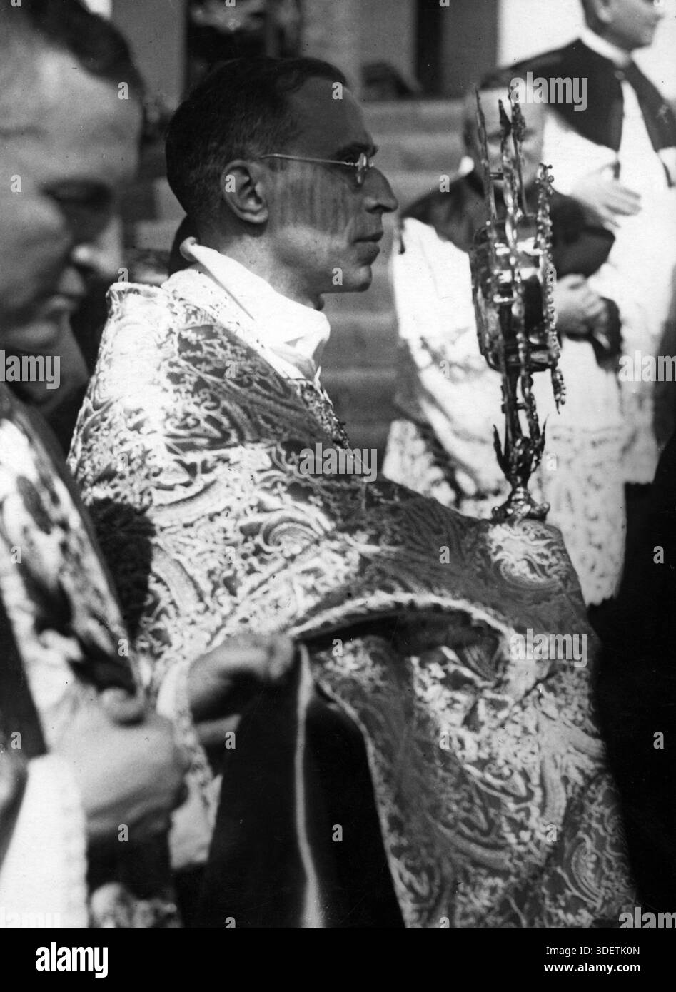 Eugenio Maria Giuseppe Giovanni Pacelli zum Katholiken-Tag in Magdeburg. [Automatisierte Übersetzung] Stockfoto