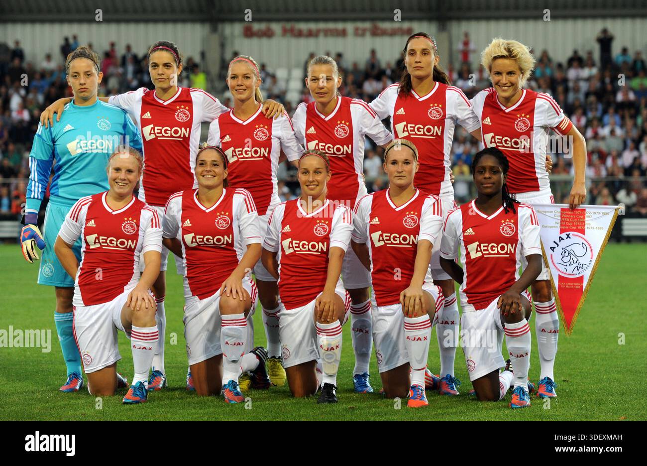 Bene League Ajax Amsterdam vs Heerenveen Womens Football Team Foto AFC Ajax. Stockfoto