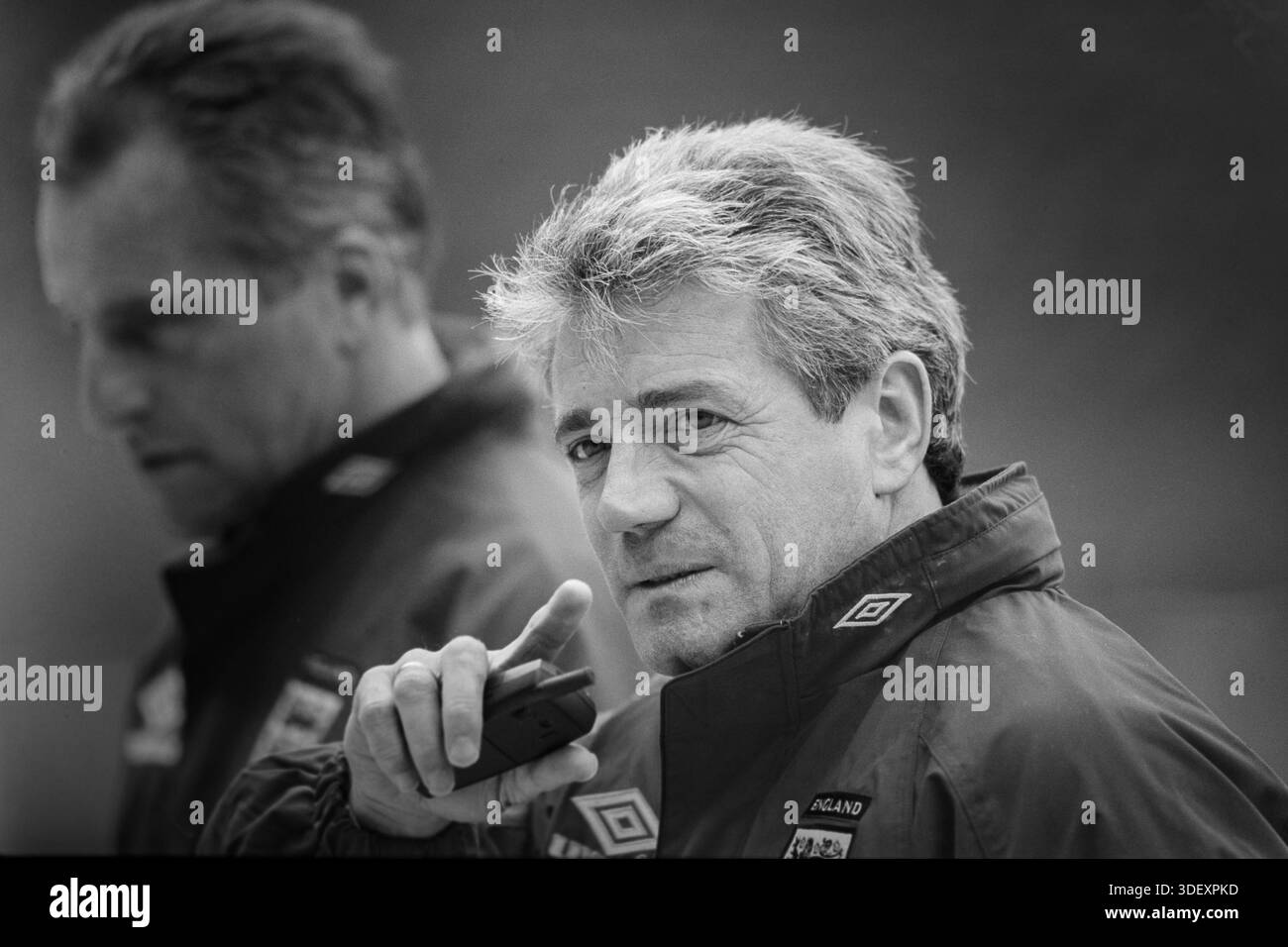 Kevin Keegan, englischer Manager, fotografierte 1999 in Wembley während einer Trainingseinheit Stockfoto