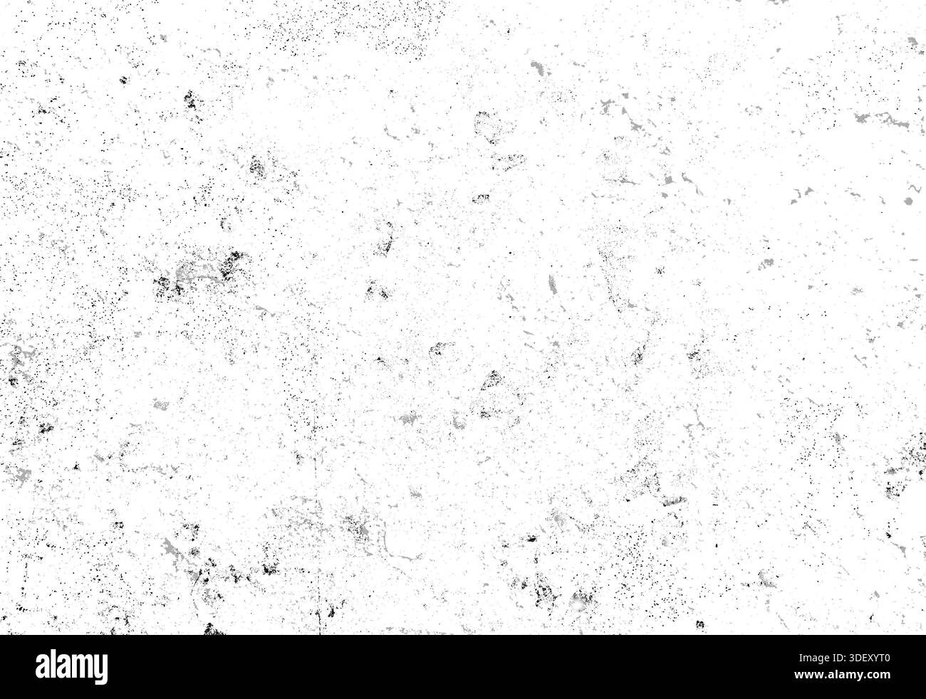 Ein strukturierter Wandhintergrund mit verstreuten schwarzen Sprenkeln, die einen abstrakten Effekt erzeugen. Abstrakter Hintergrund mit zerkratzter Textur Stockfoto