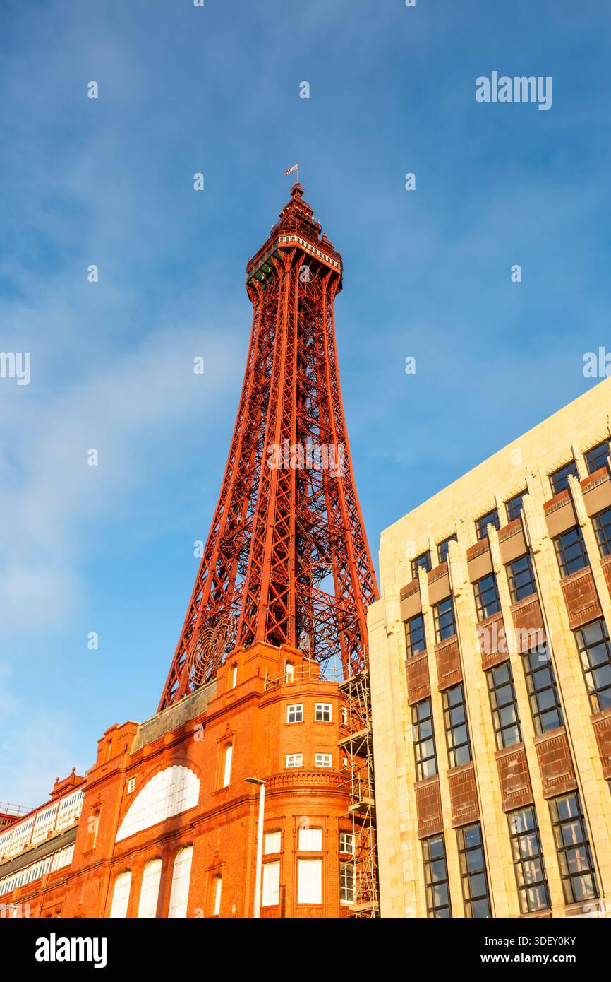 Der berühmte Blackpool Tower, Großbritannien. 2025 Stockfoto