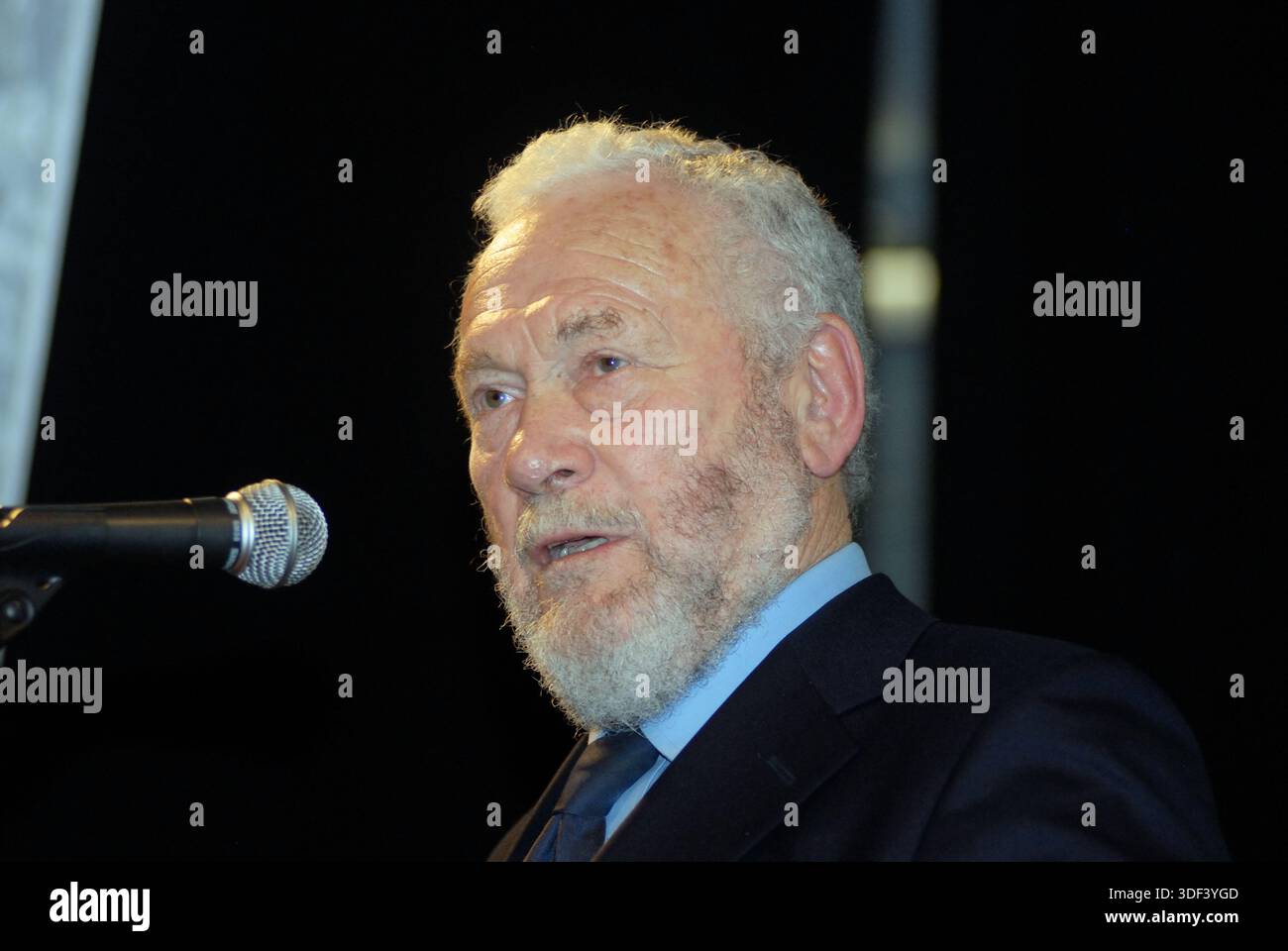 1-3-2011 Amsterdam Boat Show Sail Legende Robin Knox-Johnston bei der Bekanntgabe des niederländischen Eintrags „de Lage Landen“ in der Clipper Round the 2011/2 Stockfoto