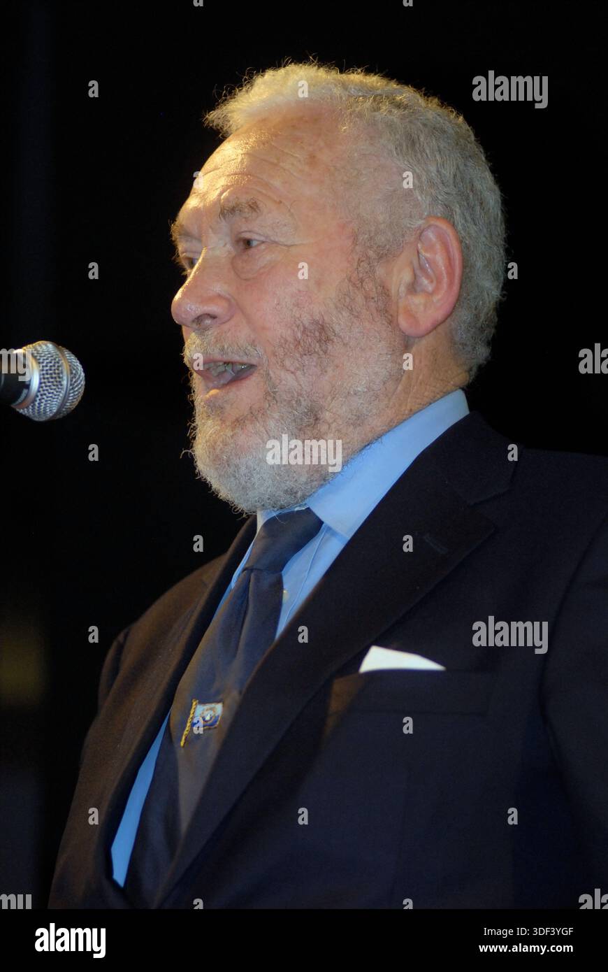 1-3-2011 Amsterdam Boat Show Sail Legende Robin Knox-Johnston bei der Bekanntgabe des niederländischen Eintrags „de Lage Landen“ in der Clipper Round the 2011/2 Stockfoto