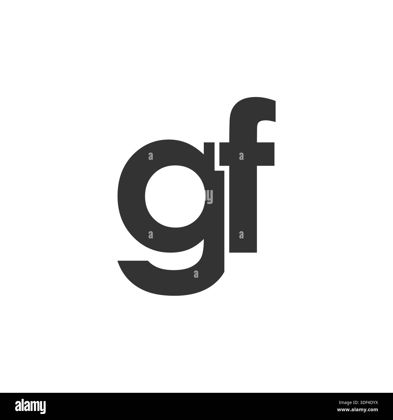 GF Creative geometrische Initial basiert auf modernem und minimalem Logo. Buchstabe g f trendige Schriftarten. Universelles professionelles elegantes Techno-Vektor-Design. Stock Vektor