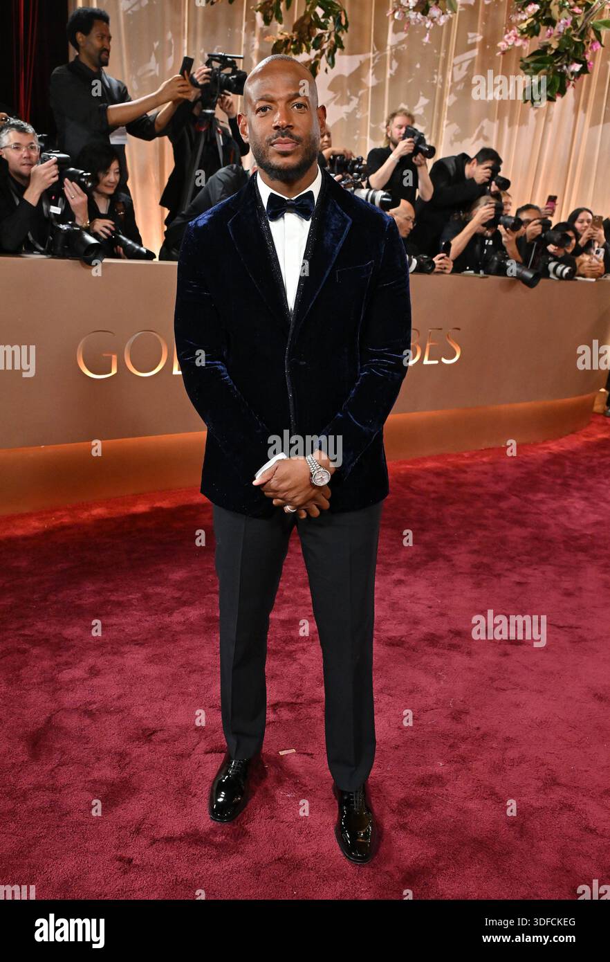 Beverly Hills, USA. Januar 2026. Marlon Wayans kamen am 11. Januar 2026 zu den 83. Jährlichen Golden Globes im Beverly Hilton Hotel in Beverly Hills, CA. © OConnor-Arroyo/AFF-USA.com Credit: AFF/Alamy Live News Stockfoto