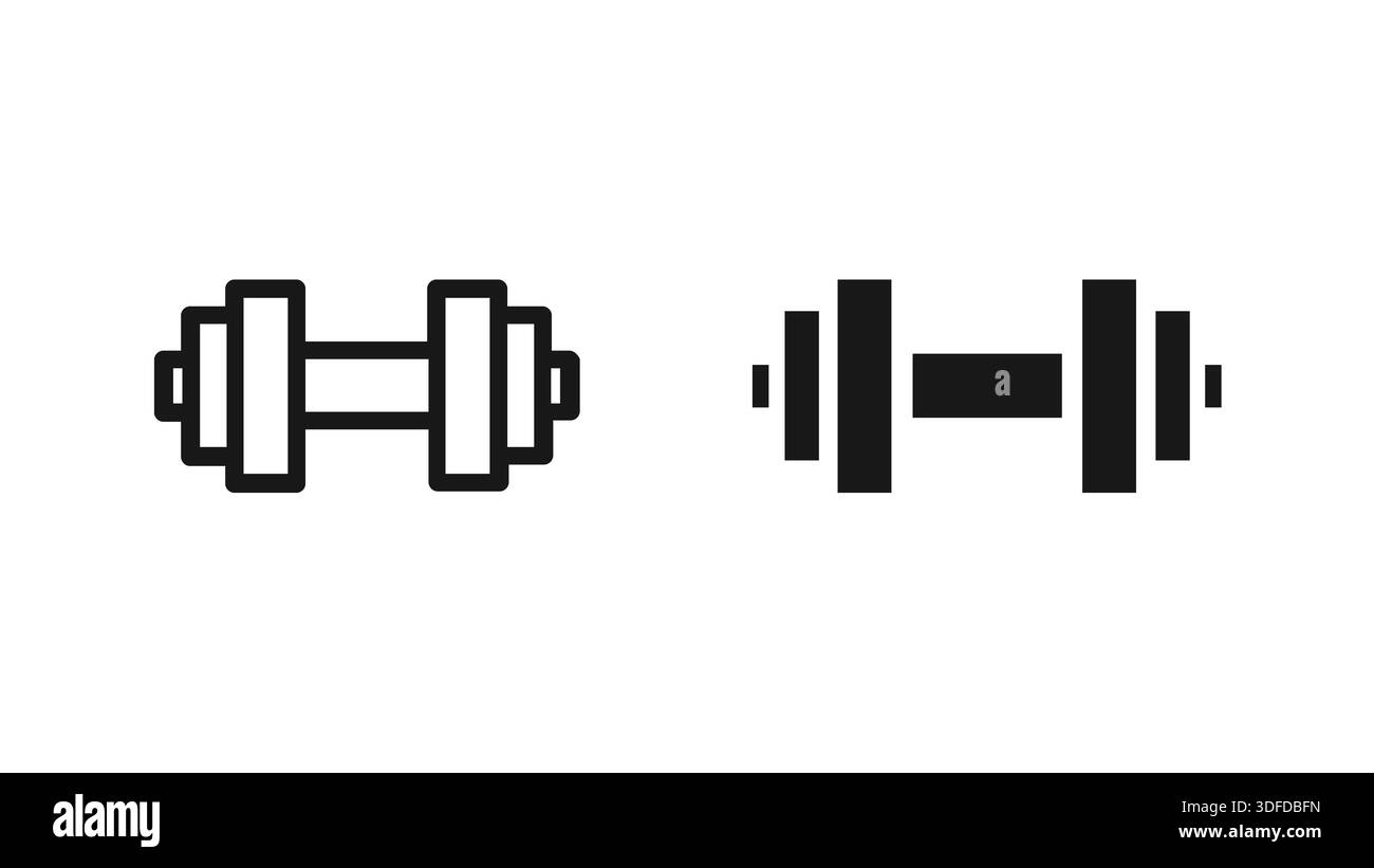 Fitness-Icon-Design mit aktiven und entspannenden Motiven Stock Vektor