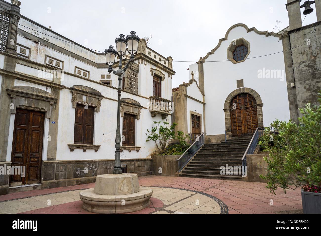 Das Rathaus in der Altstadt von Icod de los Vinos an der Nordküste Teneriffas. Kanarische Inseln. Spanien Stockfoto
