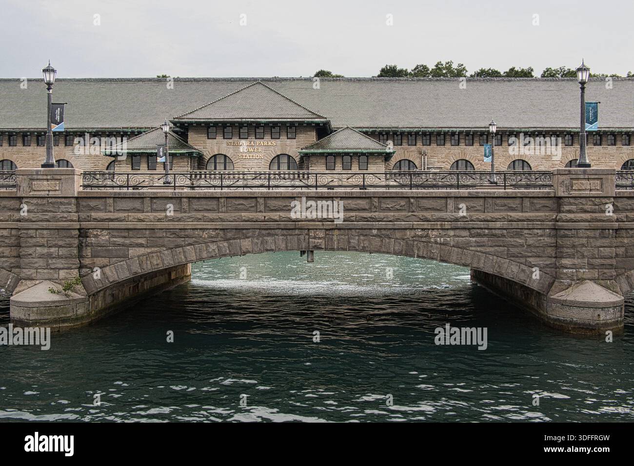 Niagara Parks Power Station and Bridge, Niagara, Ontario, Kanada Stockfoto
