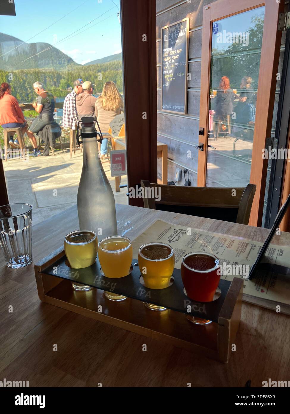 Ucluelet Brewing Company, Ucluelet, Vancouver Island, British Columbia, Kanada Stockfoto
