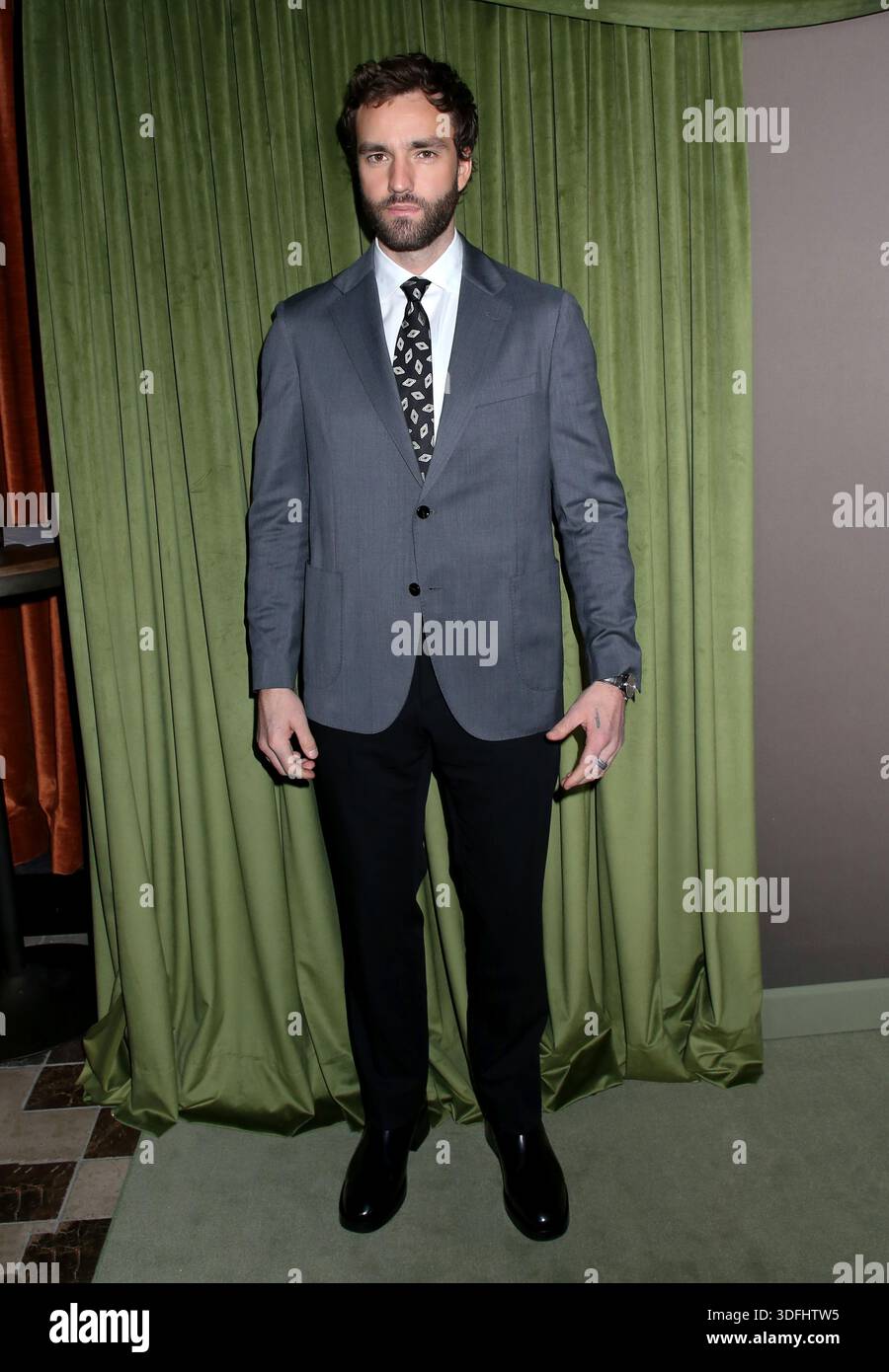 New York City, USA. Januar 2026. Jackson White nahm an Hulus „Tell Me Lies“-Premiere teil, die am 12. Januar 2026 im Corner Store in New York City stattfand © Steven Bergman/AFF-USA.COM Credit: AFF/Alamy Live News Stockfoto