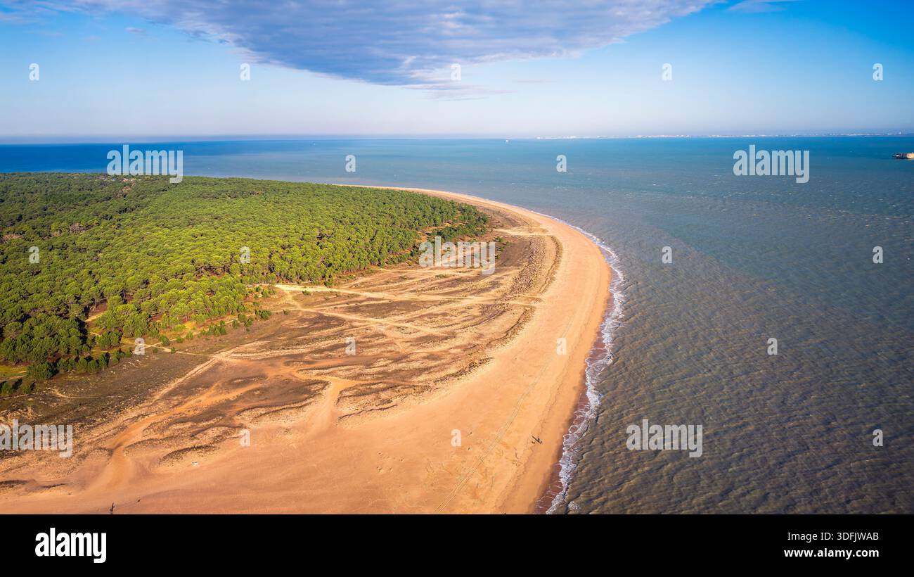 Oleron Island Seaside, Frankreich Stockfoto