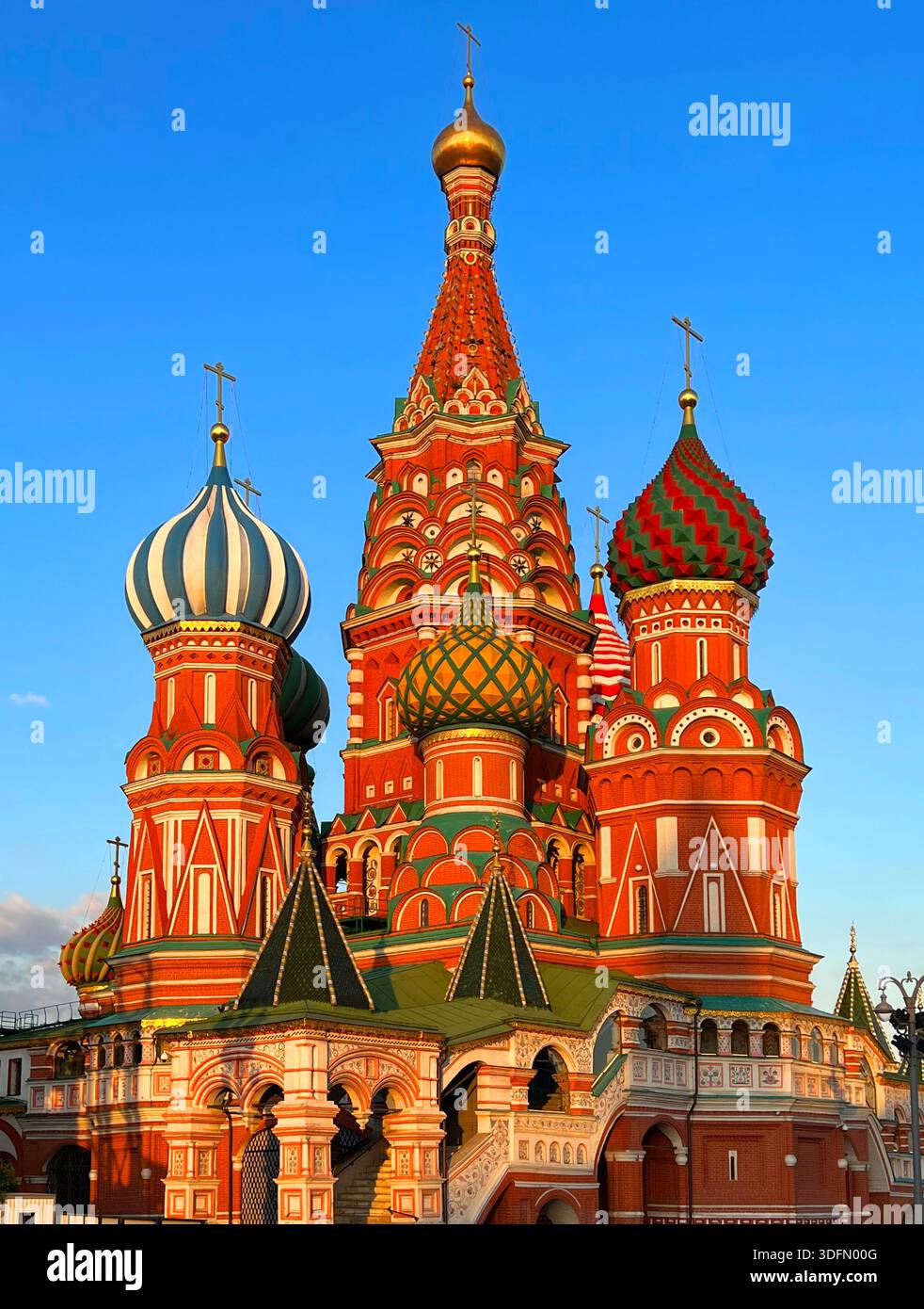 Basilius-Kathedrale, Roter Platz, Moskau, Russland. Stockfoto
