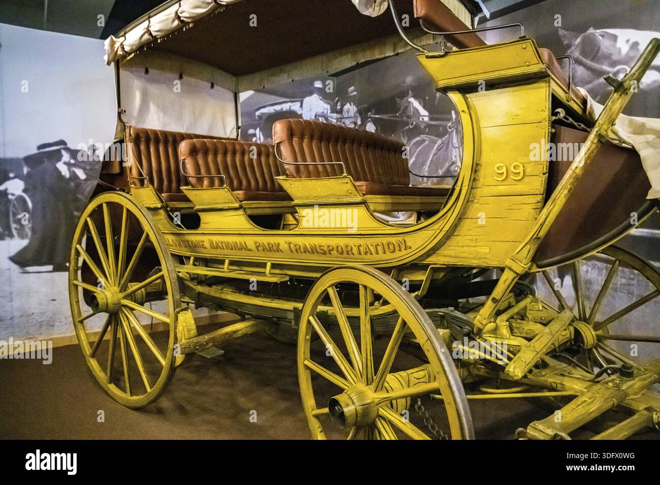 Wyoming, WY, USA - 10. Mai 2022: Das Wyoming State Museum Stockfoto