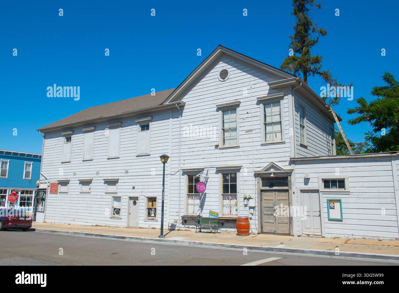 Credo Studio in der 1 Polk Street in der Third Street im historischen Stadtzentrum von San Juan Bautista, San Benito County, Kalifornien, USA. Stockfoto