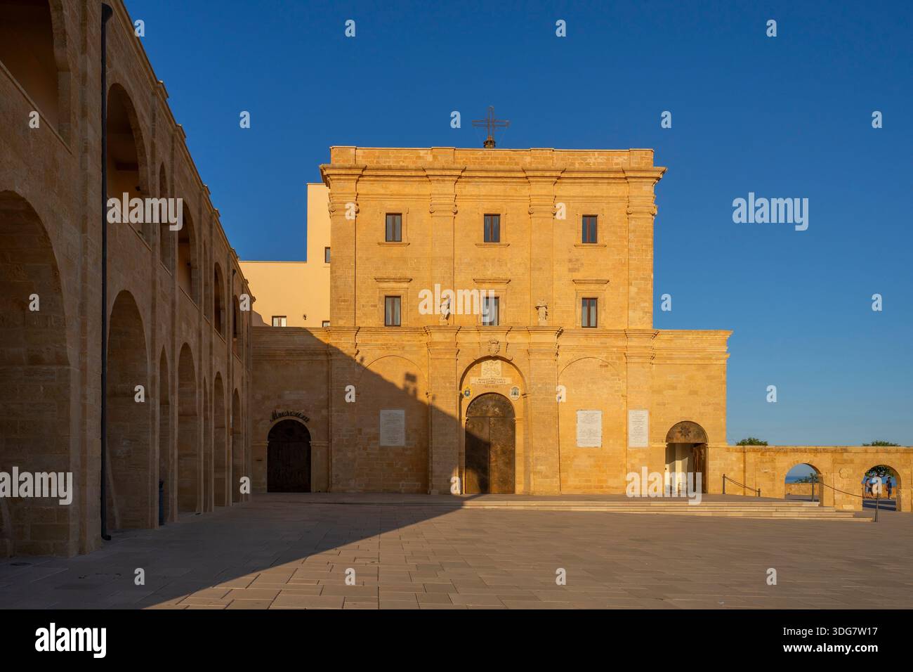 basilika Santa Maria de finibus terrae, Santa Maria di Leuca, Castrignano del Capo, Lecce, Salento, Apulien, Italien Stockfoto