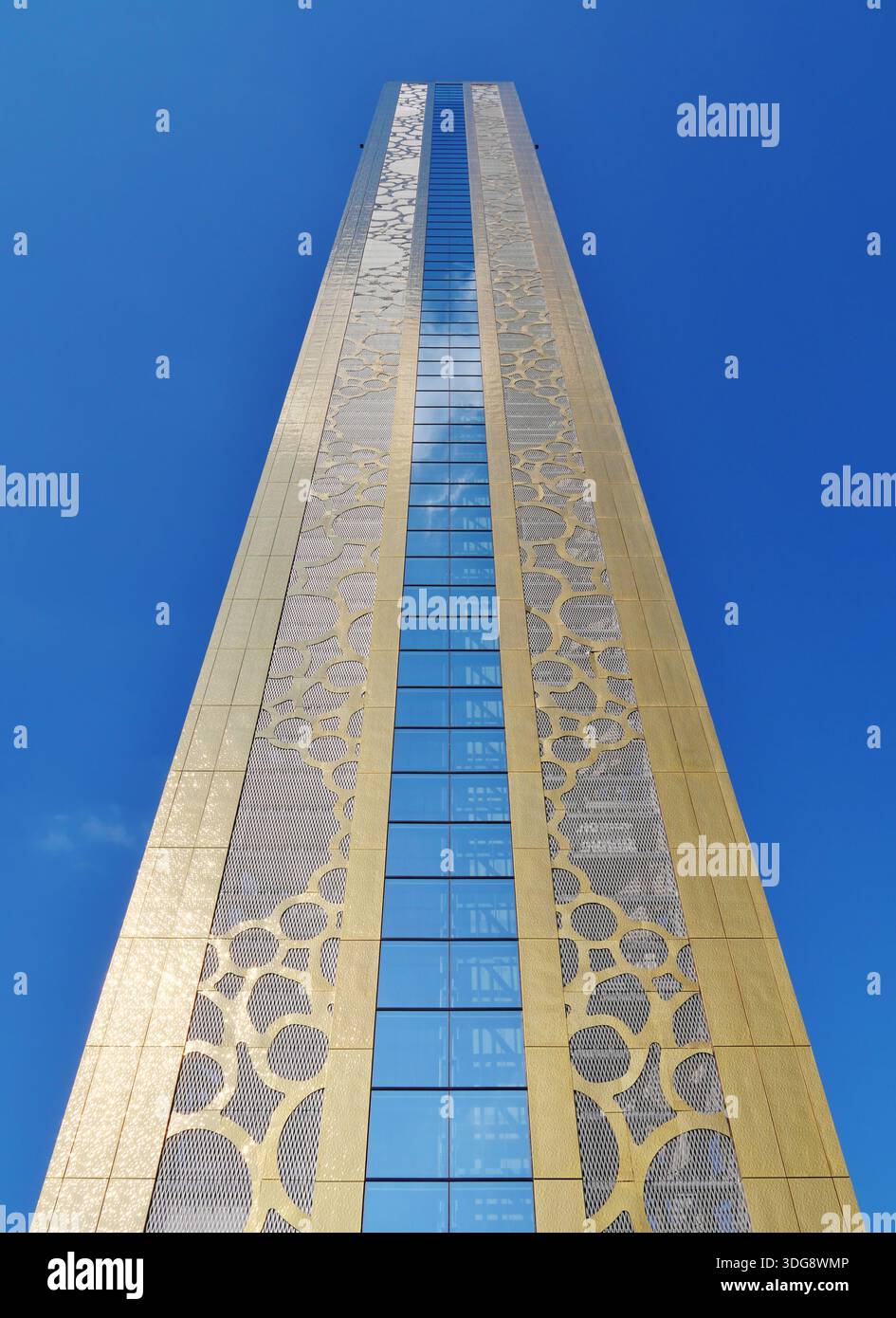 Dubai Frame, Dubai, Dubai Emirate, Vereinigte Arabische Emirate Stockfoto