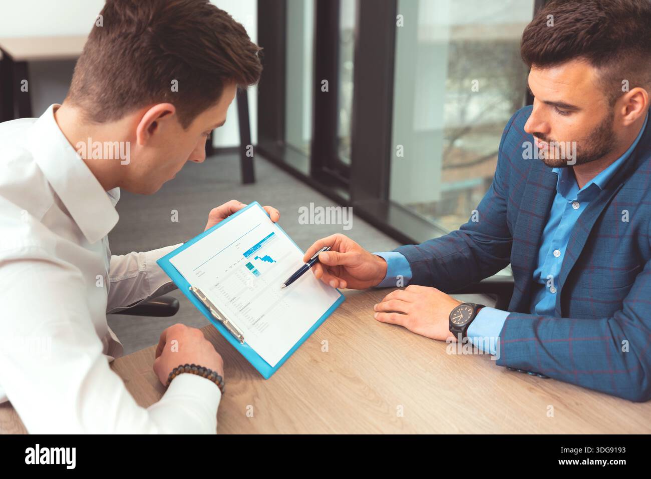 Business Consulting Meeting, neues Business Finance Projektkonzept Stockfoto