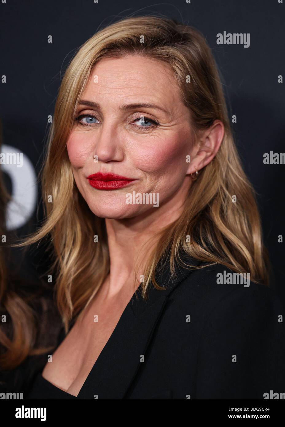 SANTA MONICA, LOS ANGELES, KALIFORNIEN, USA - JANUAR 09: Die US-amerikanische Schauspielerin und Ex-Model Cameron Diaz kommt 2026 bei den 2. Jährlichen WWD (Women's Wear Daily) Style Awards, Golden Globes, die von Amazon Beauty, Donna Karan New York, Glamsquad, IHG Hotels and Resorts und Moet and Chandon am 9. Januar 2026 im Regent Santa Monica Beach in Los Angeles, Kalifornien, Kalifornien, Kalifornien, USA, verliehen werden. (Foto: Xavier Collin/Image Press Agency) Stockfoto
