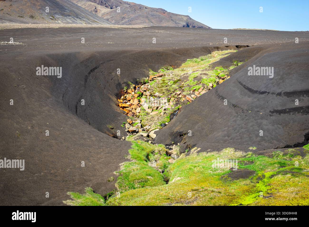 Island ist das Lieblingsland und die beliebtesten Menschen vieler Reisende. Atemberaubend zu jeder Jahreszeit mit einer faszinierenden Geologie. Stockfoto