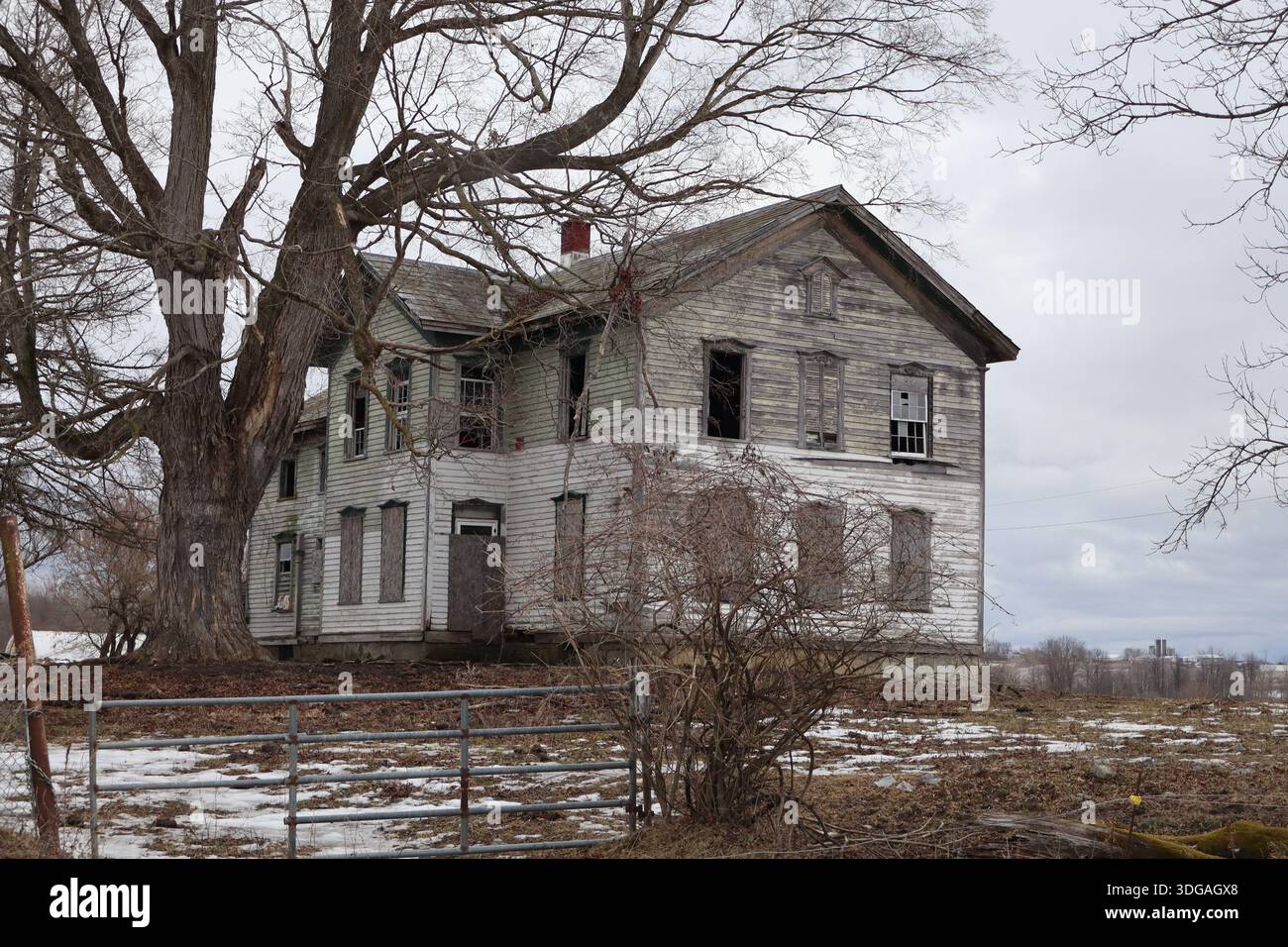 Verlassenes Haus in Upstate ny Stockfoto