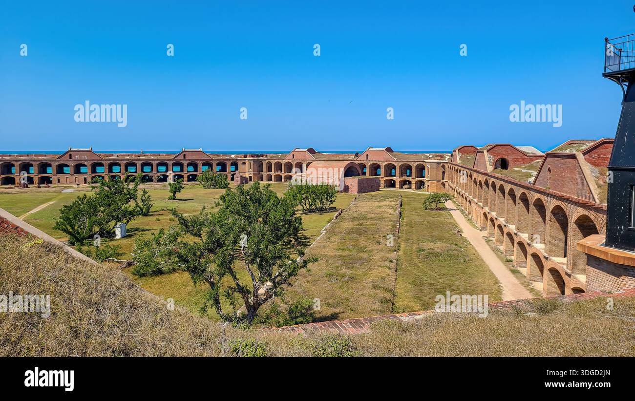 Fort Jefferson, Dry Tortugas, Florida Stockfoto