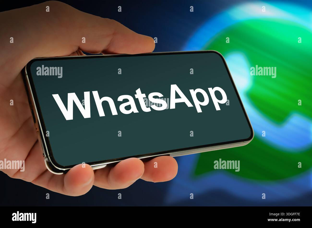 WhatsApp messager-Anwendung Stockfoto