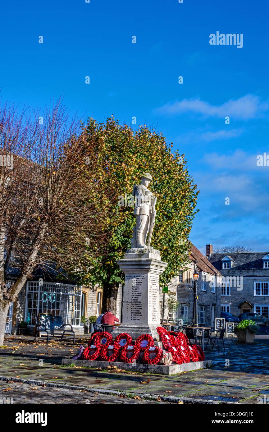 Somerton War Memorial, Somerset. UK. Stockfoto