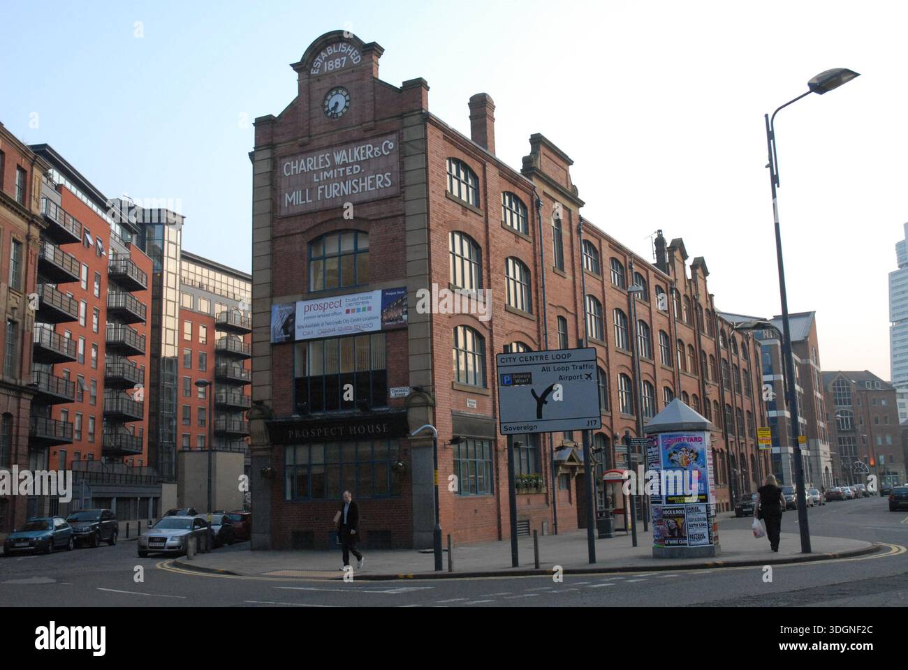 Gebäude von Charles Walker & Co Limited, 1887. Fabrikmöbel, LEEDS, West Yorkshire. Vereinigtes Königreich. Condado de Yorkshire. zona Central de Inglater Stockfoto