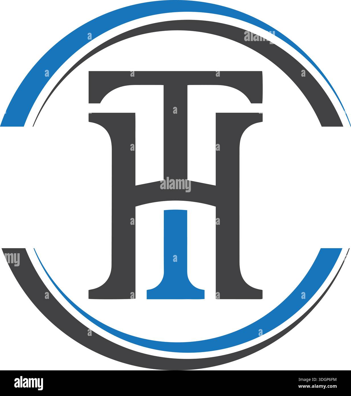 T-Logo Design einzigartiges Design Vektorlogo Stock Vektor