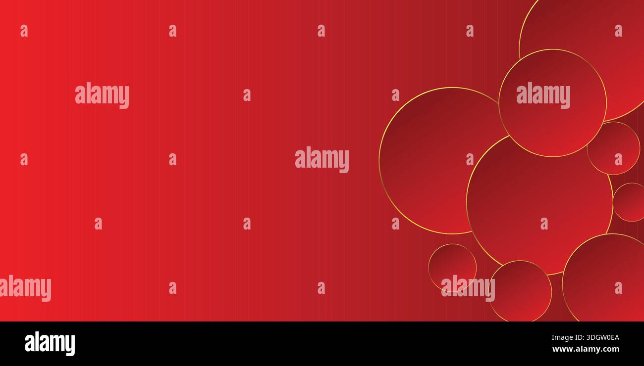 Festlicher abstrakter kreisförmiger Hintergrund für Feiern, Grüße und Veranstaltungsbanner Stock Vektor