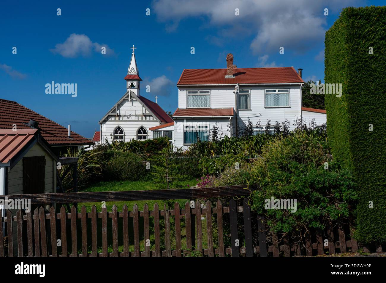 Stanley, Falkland Inseln. Stockfoto