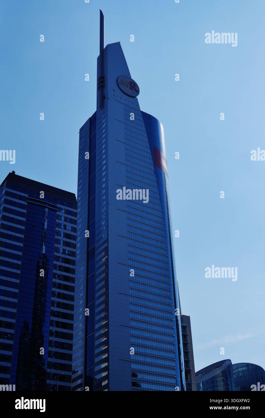 Sheikh Zayed Road, Dubai, Dubai Emirate, Vereinigte Arabische Emirate Stockfoto