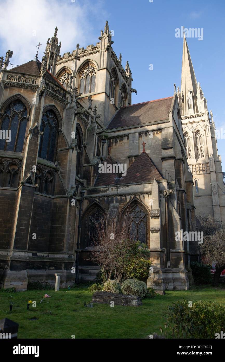 Die Kirche unserer Lieben Frau von der Himmelfahrt und der englischen Märtyrer, Cambridge, England, 2026 Stockfoto