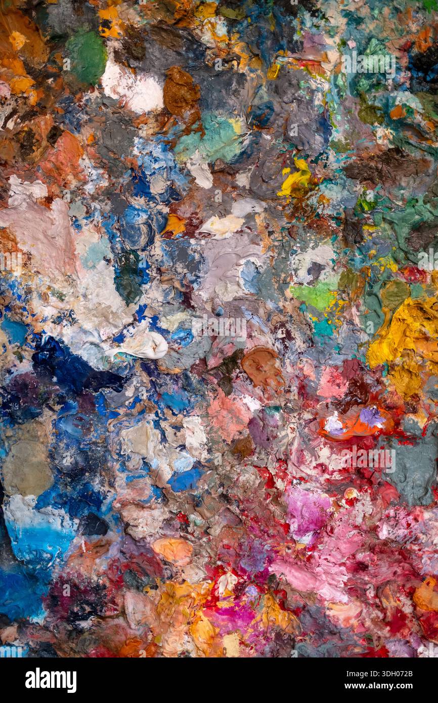 Untitled Artwork Ölgemälde von Secundino Hernandez Stockfoto