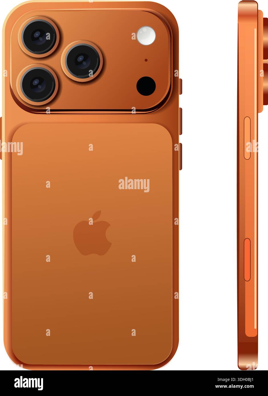 Modernes Smartphone realistische Illustration Stock Vektor