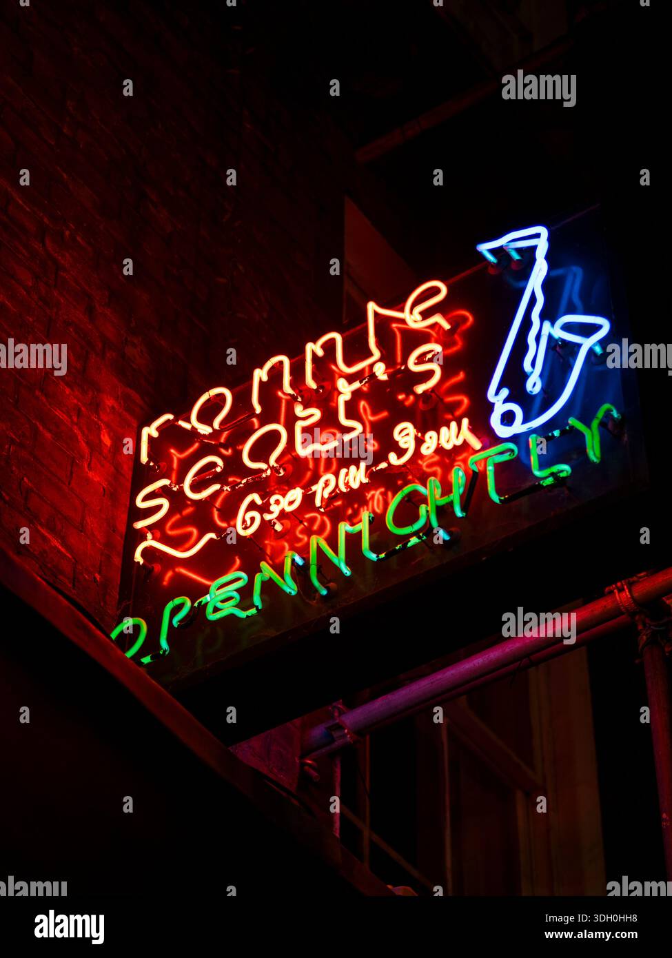 Ronnie Scotts, Jazz Club, SoHo, London, England, GROSSBRITANNIEN, GB. Stockfoto