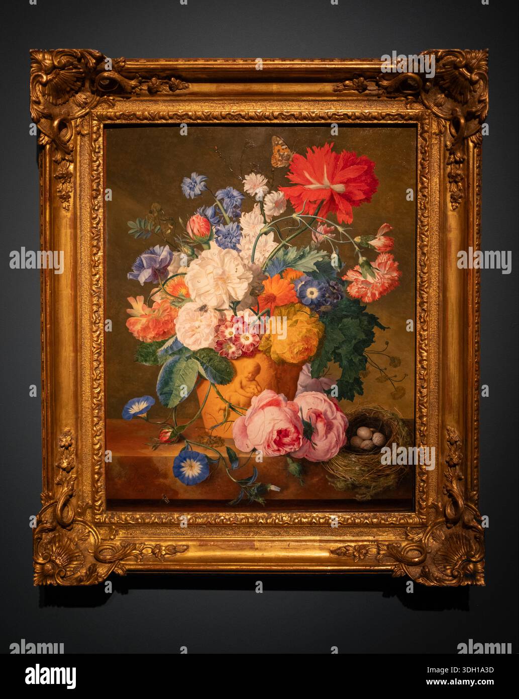 Stillleben mit Blumen von Jan Van Huysum Stockfoto
