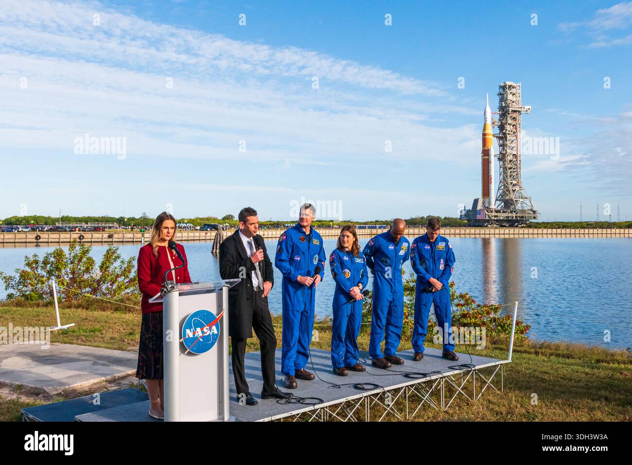 NASA SLS Artemis 2 Moon Mission Stockfoto