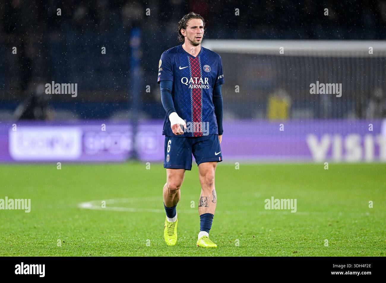 Illia oder Illya Zabarnyi während des Fußballspiels Paris Saint-Germain PSG VS Lille LOSC am 16. Januar 2026 im Parc des Princes Stadion in Paris. Stockfoto