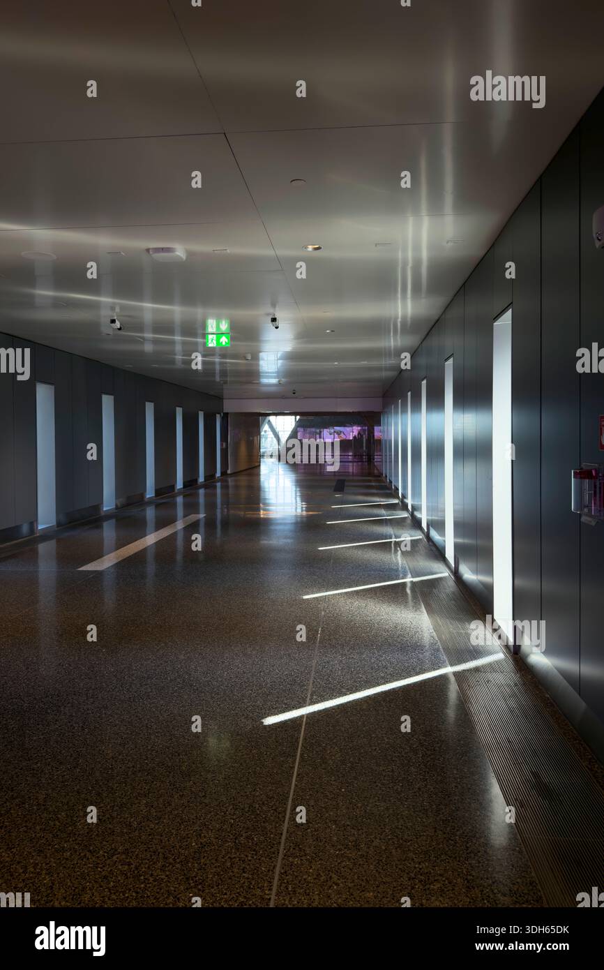 Doha, Katar - 5. Januar 2026: Im Hamad International Airport of Arrival Lounge Doha, Katar Stockfoto